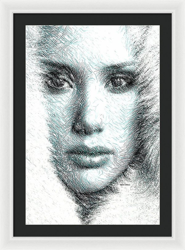 Framed Print - Female Expression 32