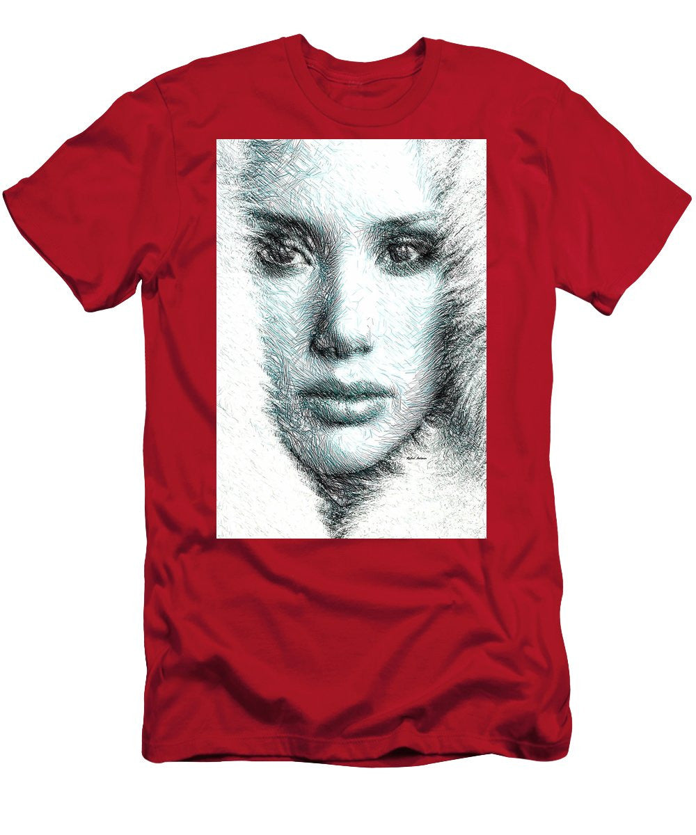 T-shirt pour homme (coupe ajustée) - Expression féminine 32