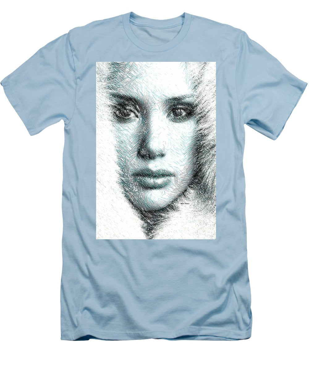 T-shirt pour homme (coupe ajustée) - Expression féminine 32