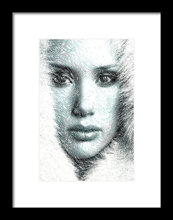 Framed Print - Female Expression 32