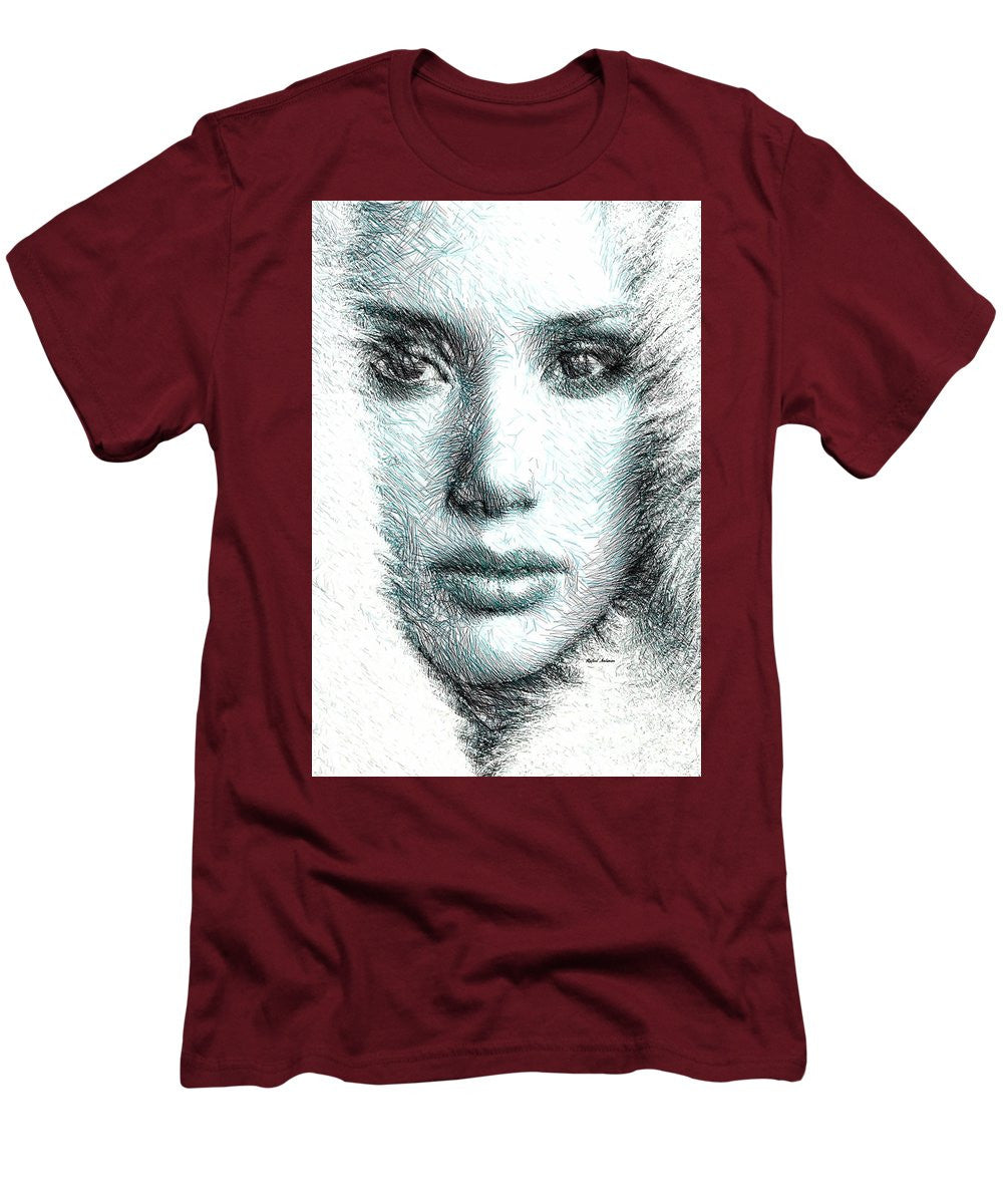 T-shirt pour homme (coupe ajustée) - Expression féminine 32