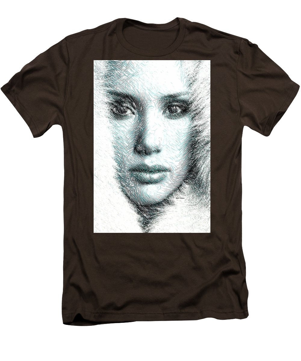 T-shirt pour homme (coupe ajustée) - Expression féminine 32