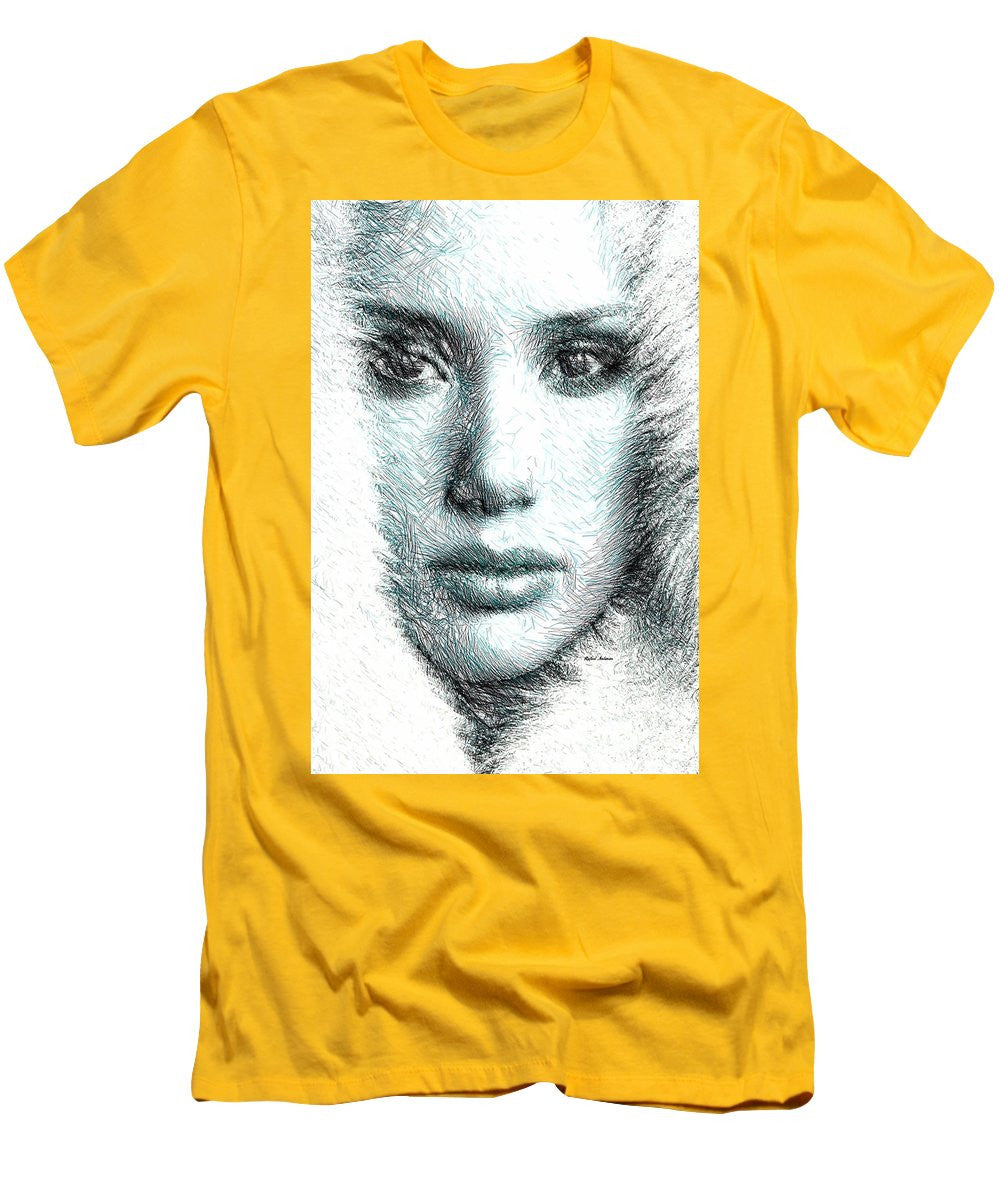 T-shirt pour homme (coupe ajustée) - Expression féminine 32