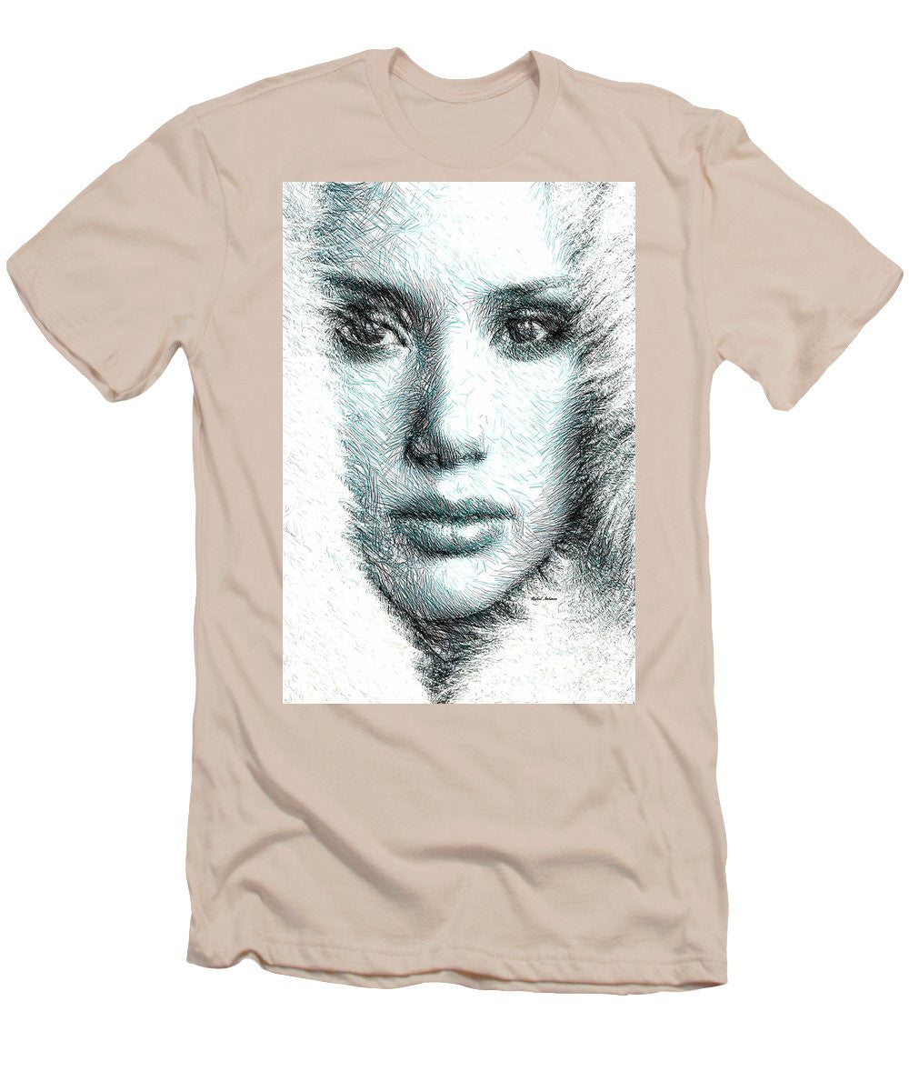 T-shirt pour homme (coupe ajustée) - Expression féminine 32