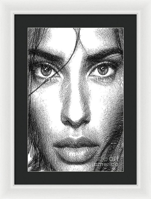 Framed Print - Female Expressions 936