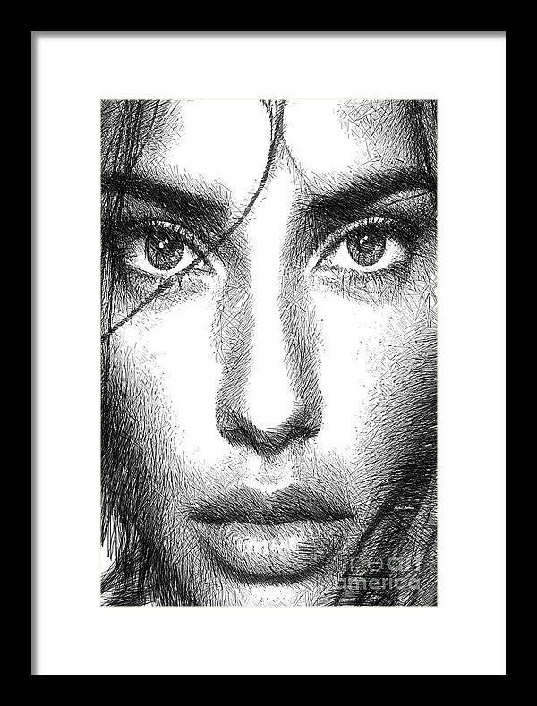 Framed Print - Female Expressions 936