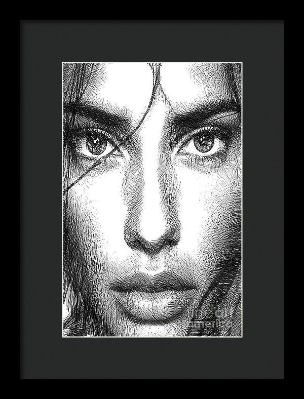 Framed Print - Female Expressions 936