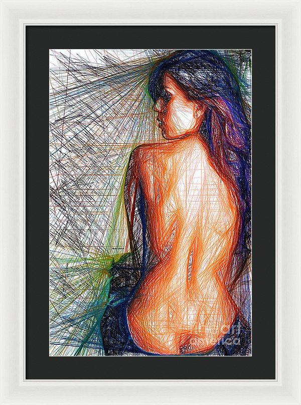 Framed Print - Female Figure