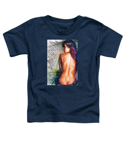 T-shirt pour tout-petits - Personnage féminin