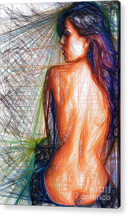 Impression acrylique - Figure féminine