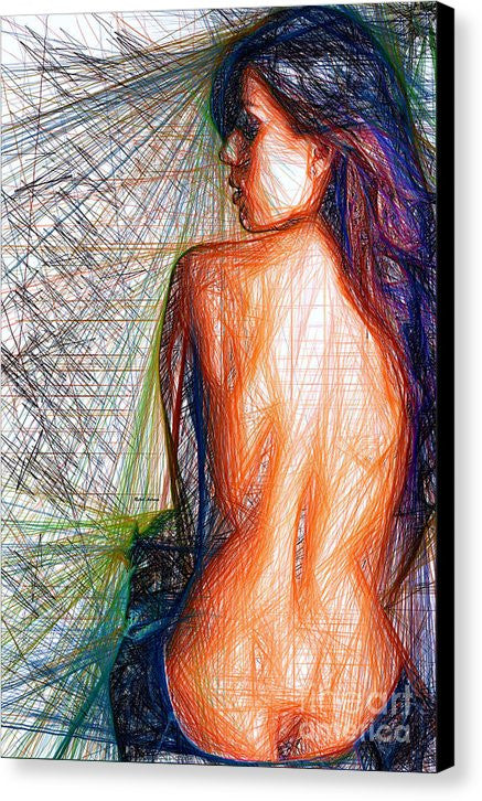 Impression sur toile - Figure féminine