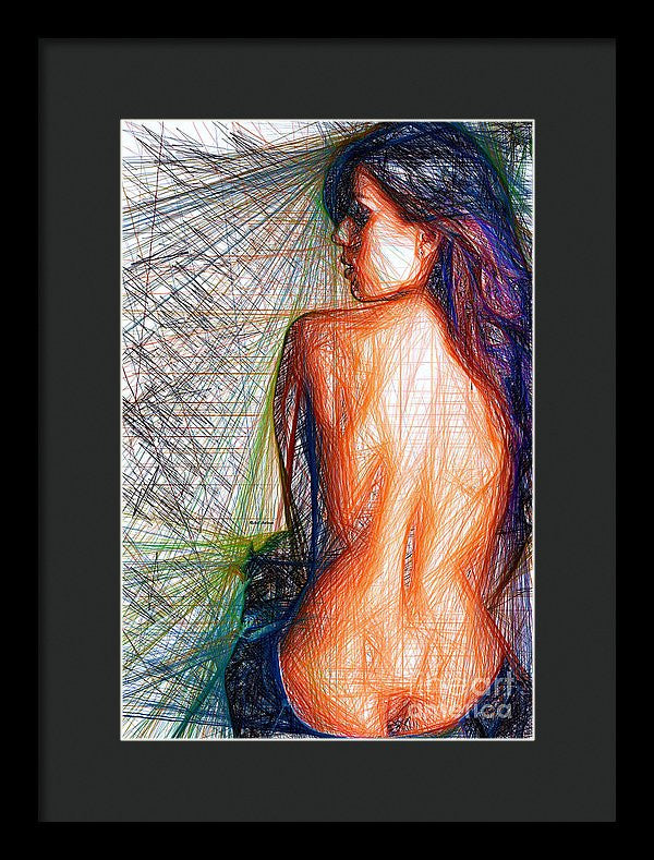 Framed Print - Female Figure