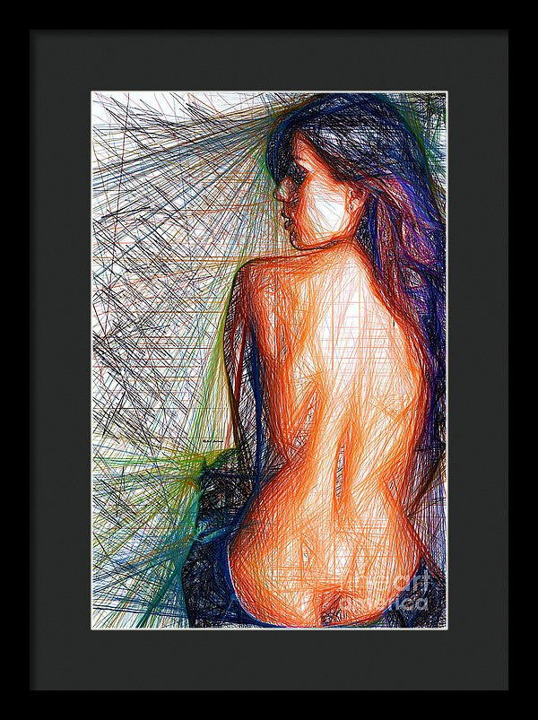 Framed Print - Female Figure