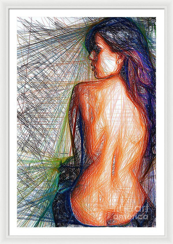 Framed Print - Female Figure