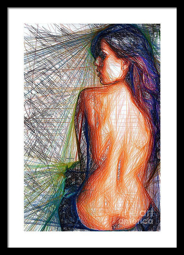 Framed Print - Female Figure