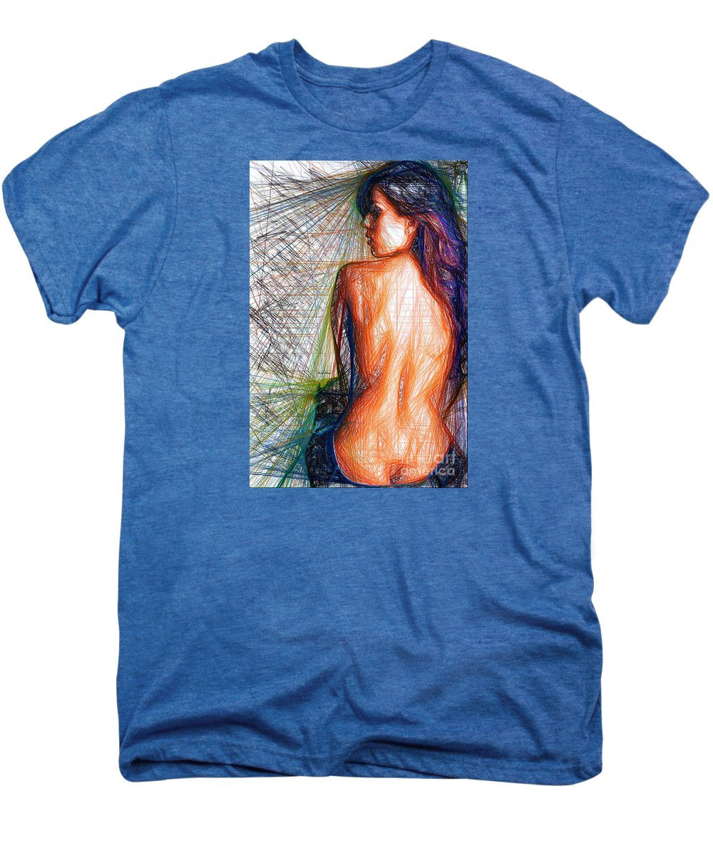 Men's Premium T-Shirt - Female Figure