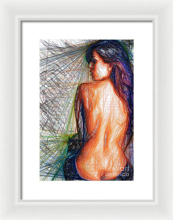 Framed Print - Female Figure