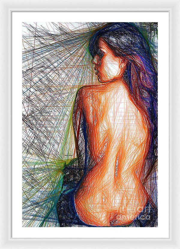 Framed Print - Female Figure