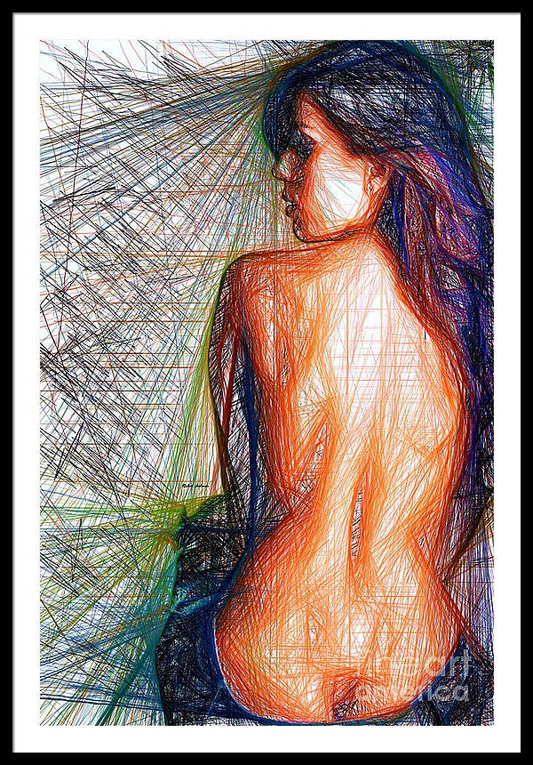 Framed Print - Female Figure