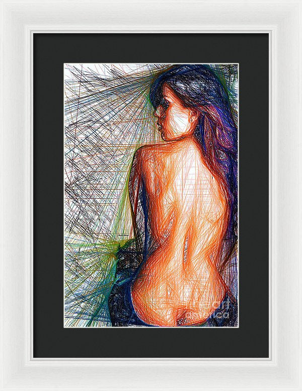 Framed Print - Female Figure