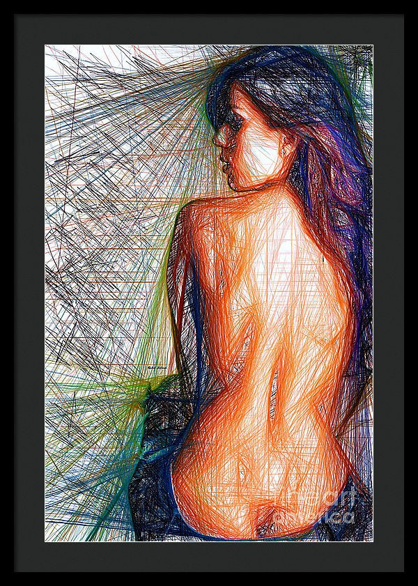 Framed Print - Female Figure