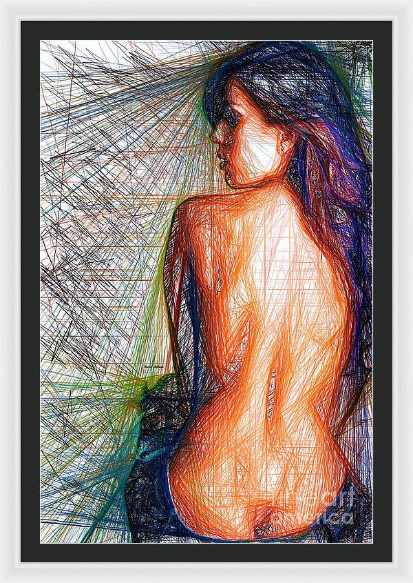 Framed Print - Female Figure