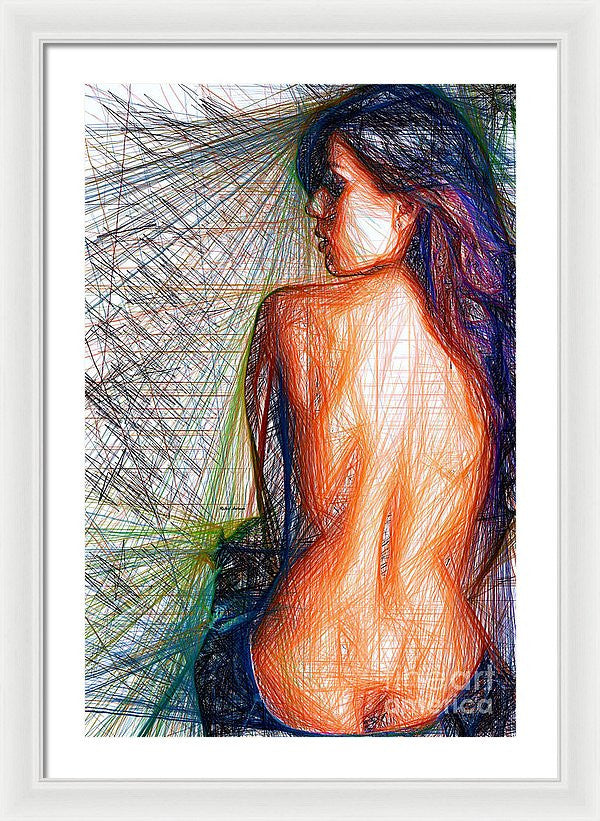 Framed Print - Female Figure