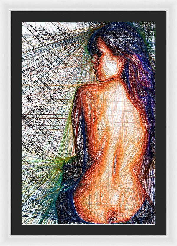 Framed Print - Female Figure