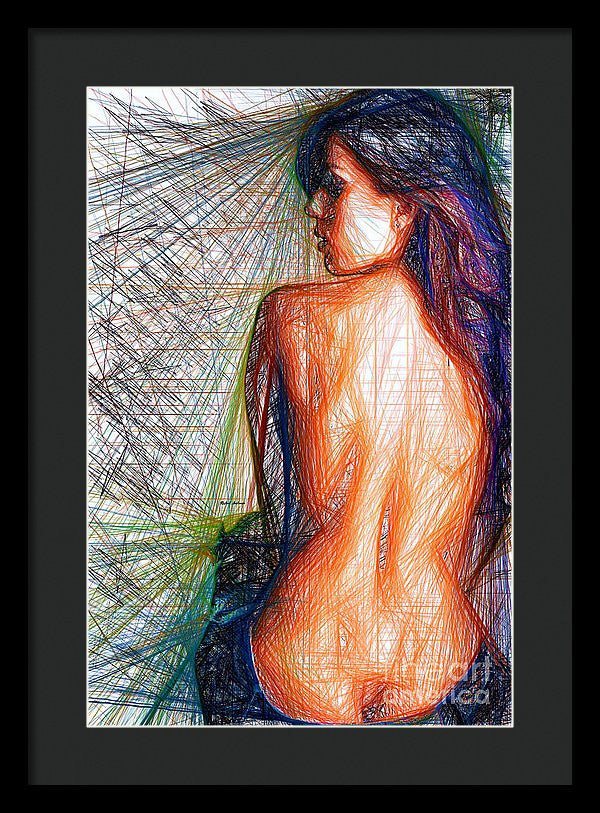 Framed Print - Female Figure