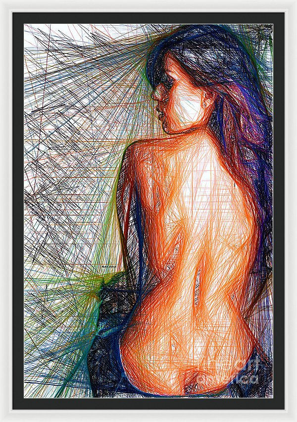 Framed Print - Female Figure