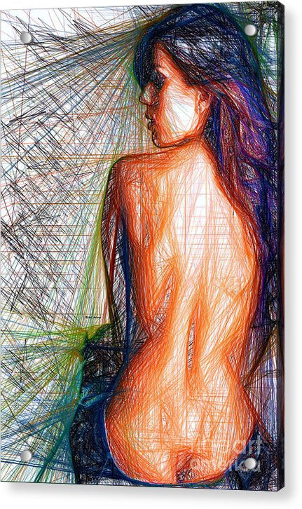 Impression acrylique - Figure féminine