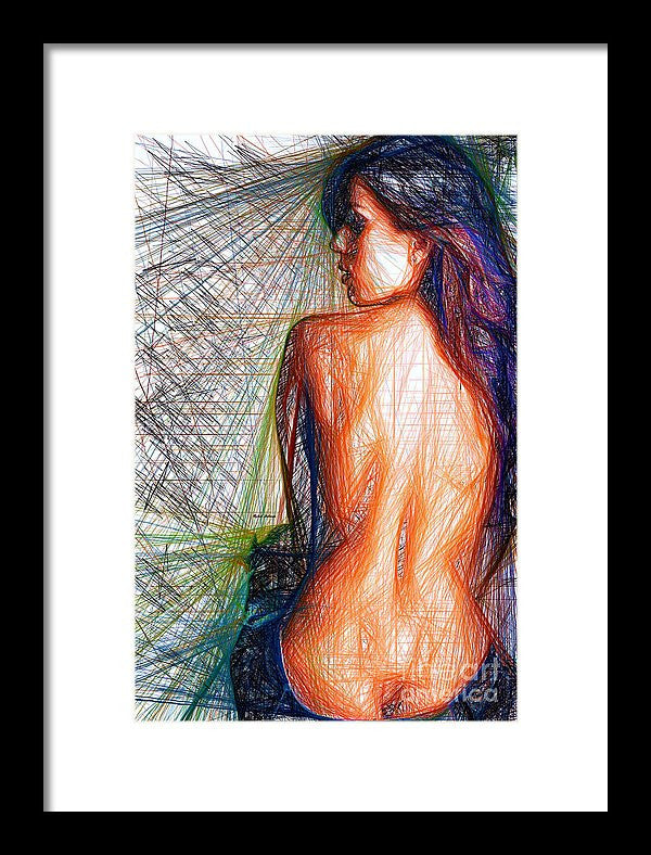 Framed Print - Female Figure