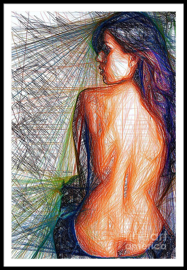 Framed Print - Female Figure