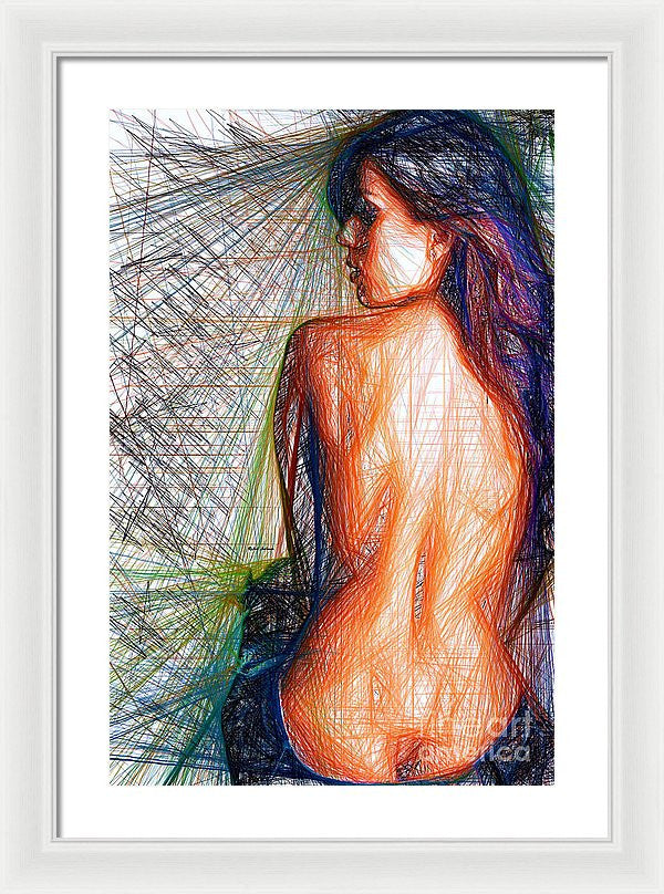 Framed Print - Female Figure