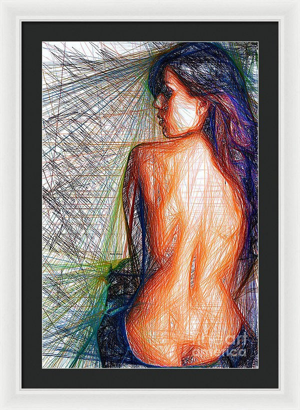 Framed Print - Female Figure