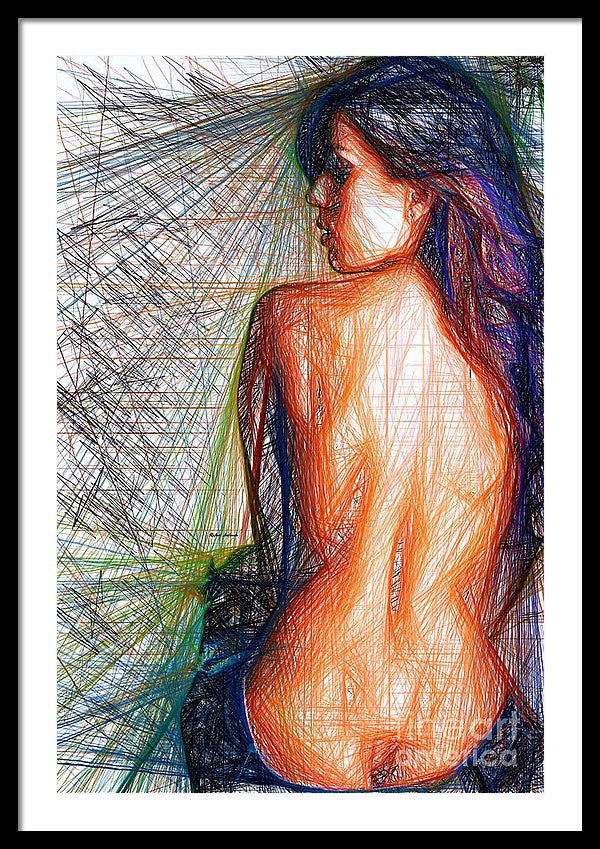 Framed Print - Female Figure