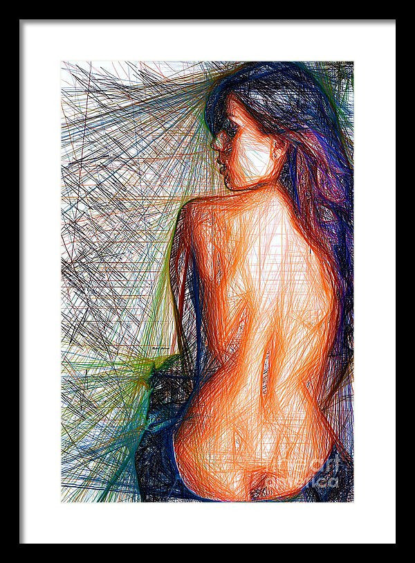 Framed Print - Female Figure