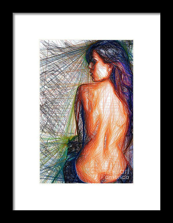 Framed Print - Female Figure