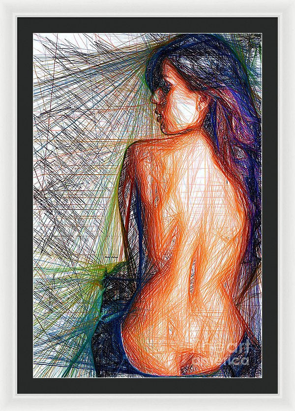 Framed Print - Female Figure