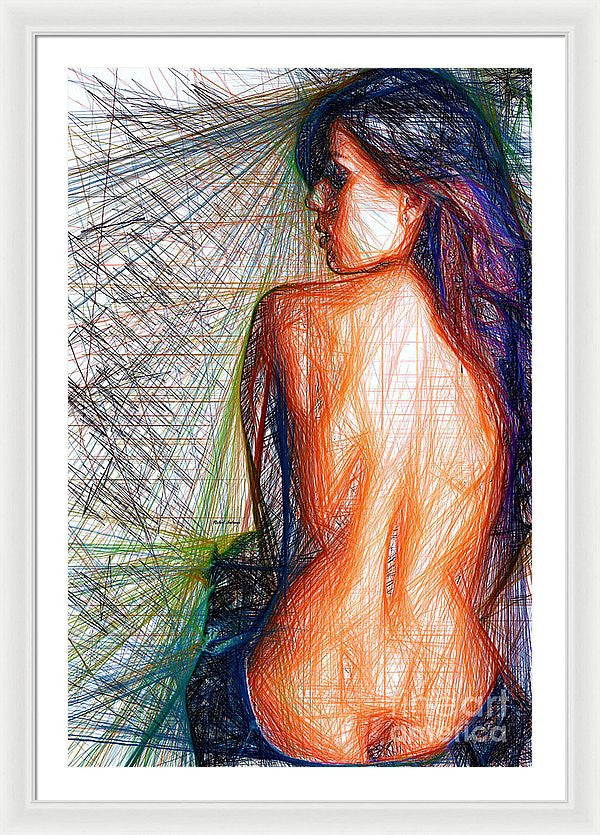 Framed Print - Female Figure