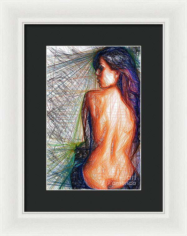 Framed Print - Female Figure