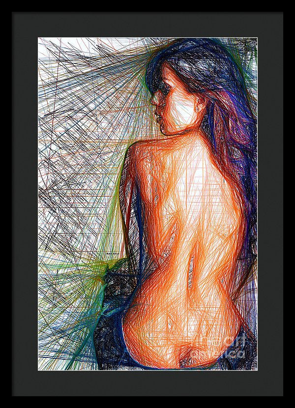 Framed Print - Female Figure