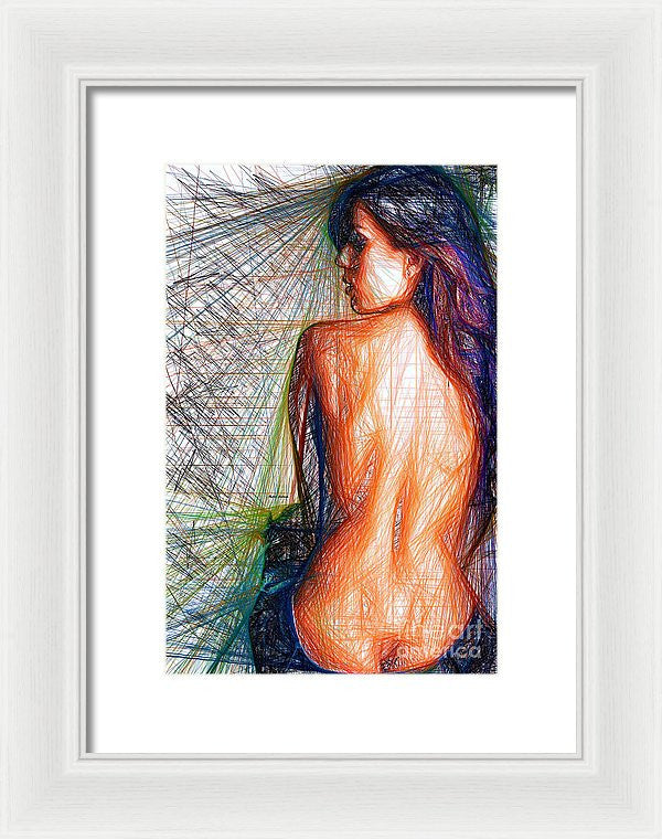 Framed Print - Female Figure