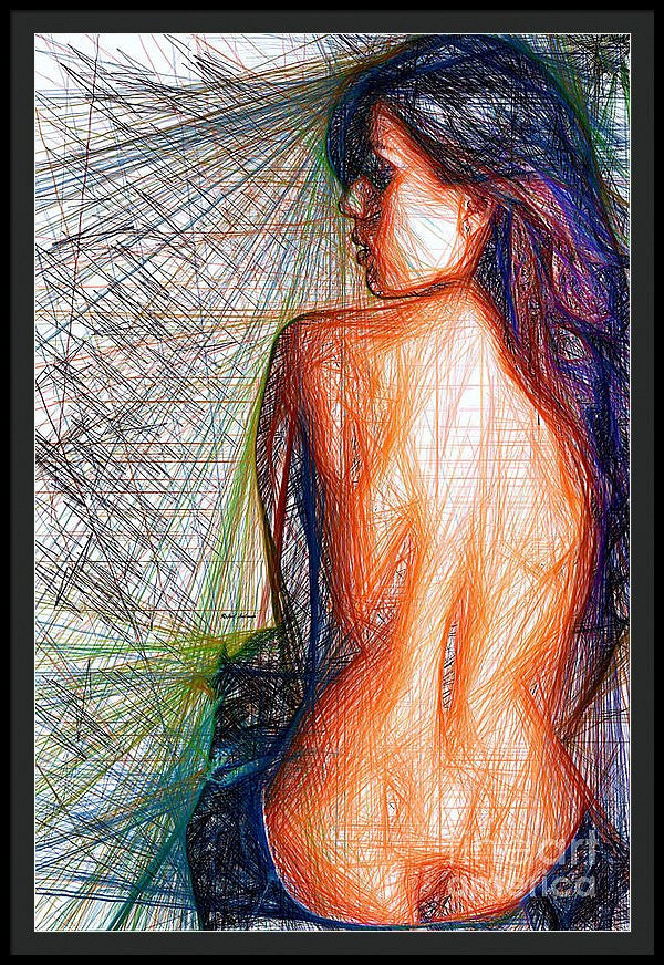 Framed Print - Female Figure