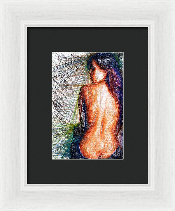 Framed Print - Female Figure