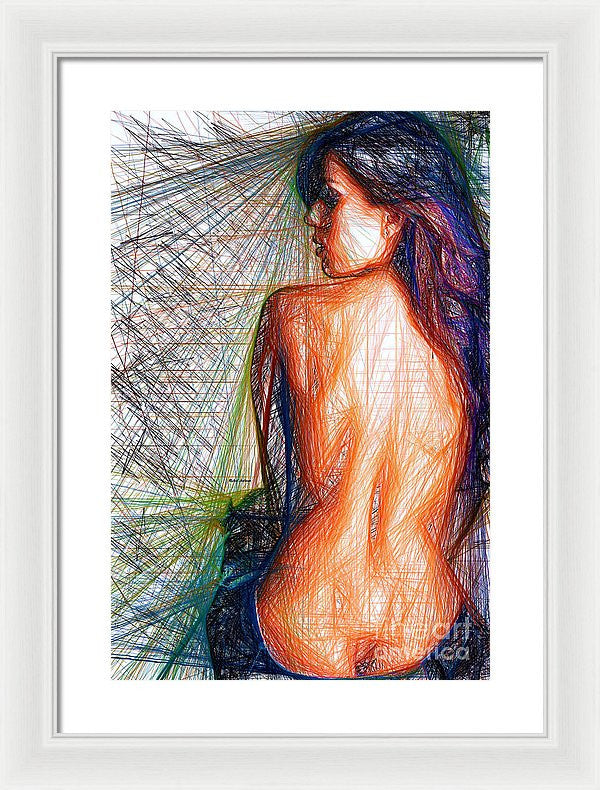 Framed Print - Female Figure