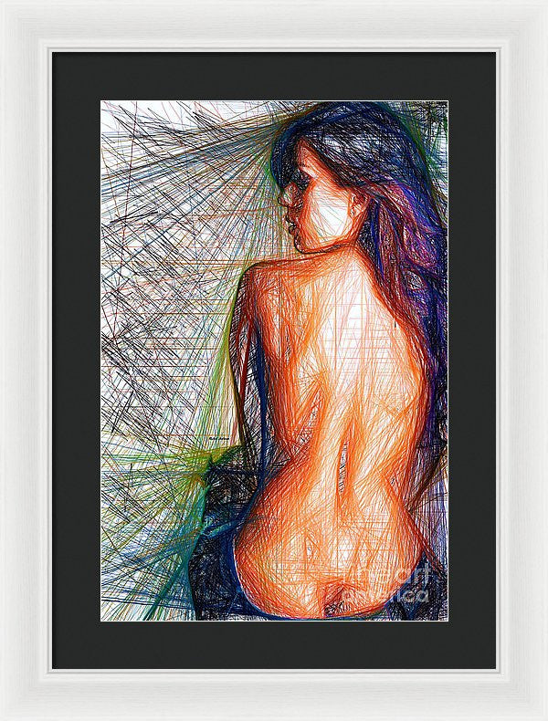 Framed Print - Female Figure