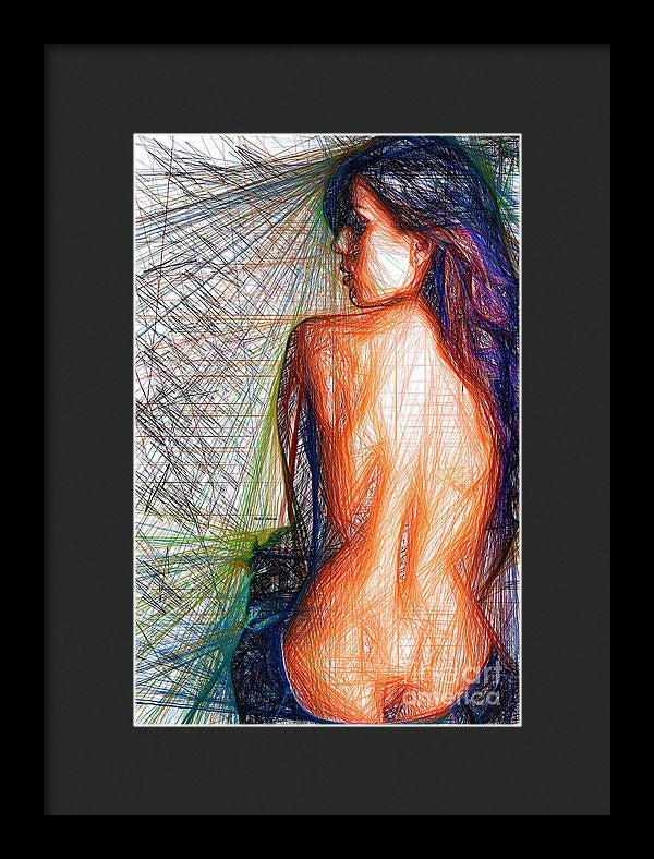 Framed Print - Female Figure