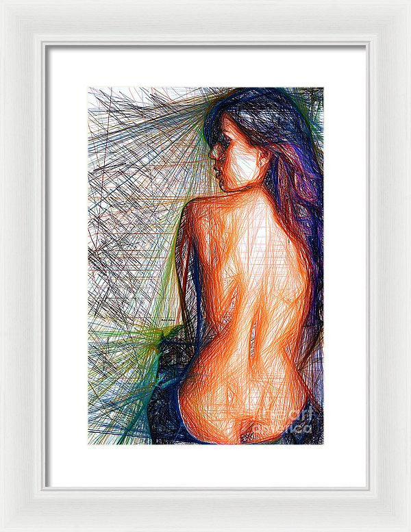 Framed Print - Female Figure