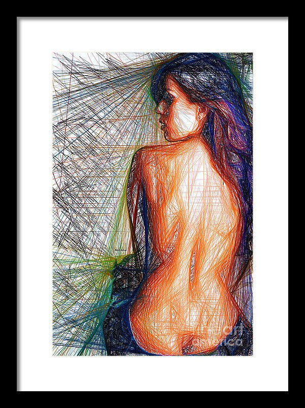 Framed Print - Female Figure